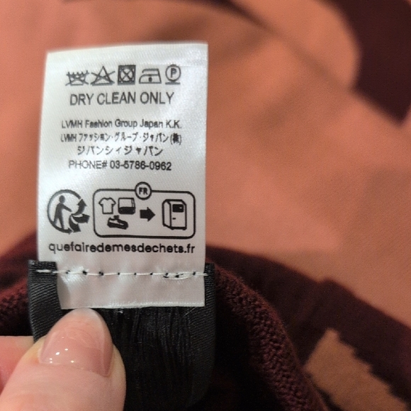 NWOT Givenchy Burgundy Pink Hat And Scarf Matching + Plus 🎁 Surprise - Picture 8 of 8